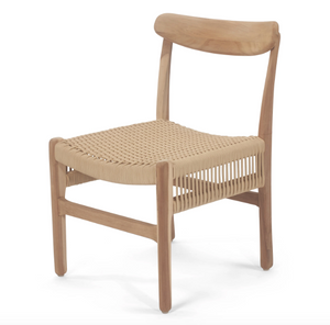 CH23 Teak and Rope Dining Chair- retail $899 (*5 available)