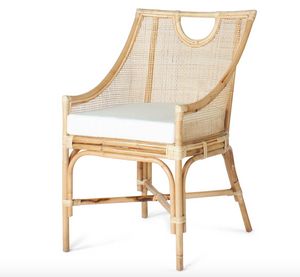 Alice Weave Rattan Dining Chair- retail $1,390 (*8 Available)