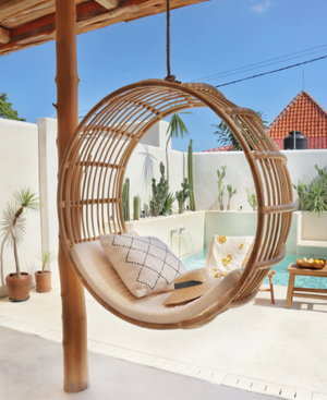 Barbie Circle Rattan Lounge Chair- retail $2,200