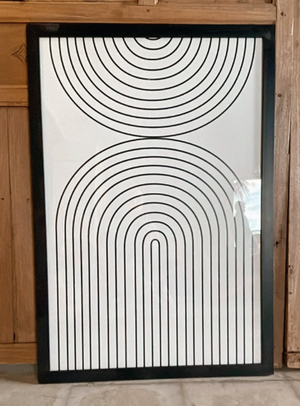 Back & White Framed Art