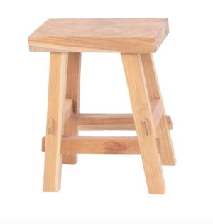 Shanghai Teak Stool- (*5 available)