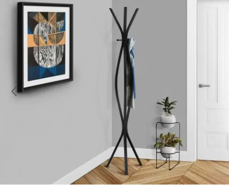 Spec Designs Kreta Coat Rack in Black