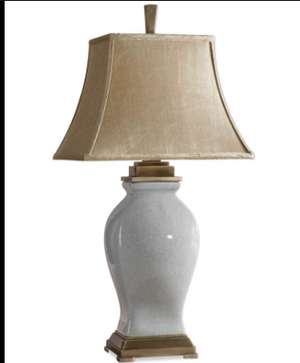 Pair of Uttermost Rory Blue Table Lamps