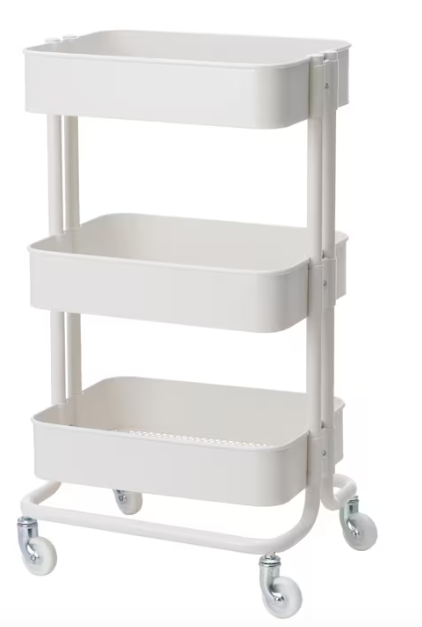 RÅSKOG Utility cart, white (*2 available-priced individually)