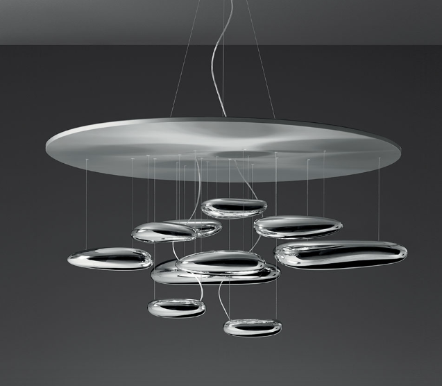 Artemide MERCURY SUSPENSION Light, Designed By Ross Lovegrove (*retail $7,645)