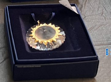 Swarovski Crystal Christmas Memories Sun Ornament #203082