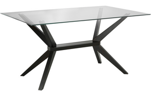 BRAND NEW Vista Dining Table, Dark Walnut Base