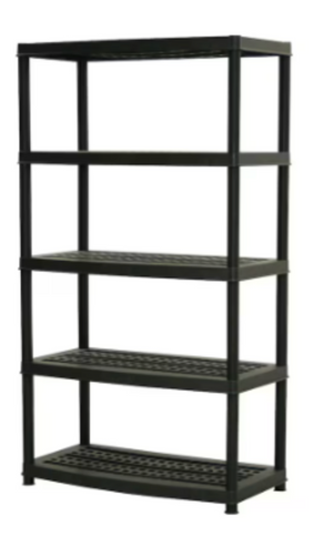 BRAND NEW! TuffStore 36-inch W x 72-inch H x 18-inch D 5-Tier Plastic Storage Shelf/Rack