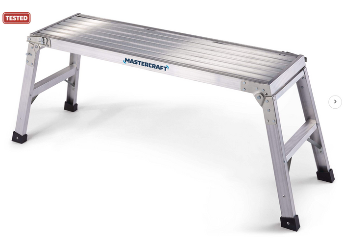 BRAND NEW! Mastercraft Aluminum High Work Platform, 20-in, 225-lb