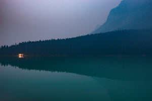 Lori Ryerson Fine Art Photography 'Unsunrise on Lake Louise *Tryptych*', Banff (unframed) 48" x 32"
