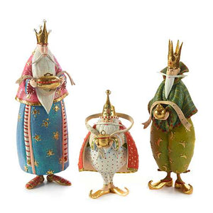 Department 56 Krinkles by Patience Brewster "Magi Figures" Set of 3 (*BRAND NEW IN ORIGINAL BOX)