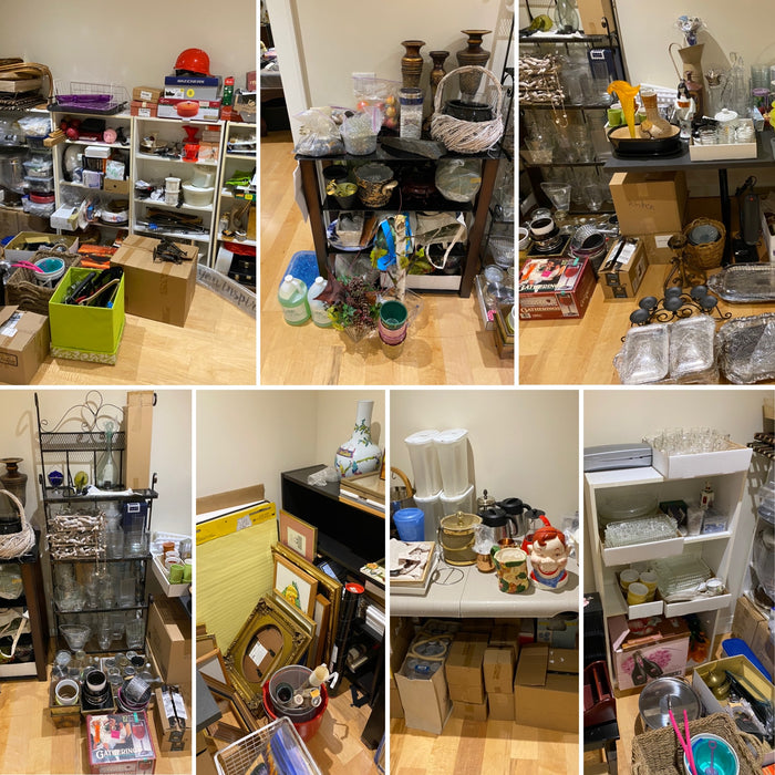 Large Miscellaneous Houseware, Decor, Glassware etc. LOT