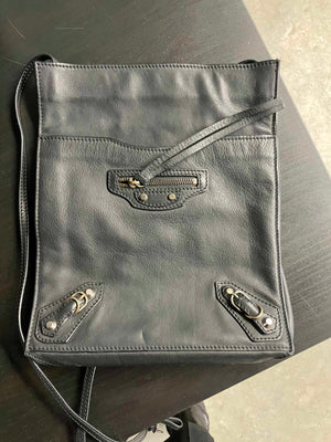 Balenciaga Black Leather Small Cross Body Bag