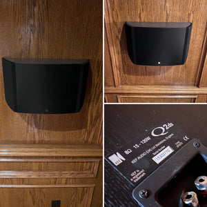 Kef Q2DS Rear 3 Way Dipole Surround Speakers