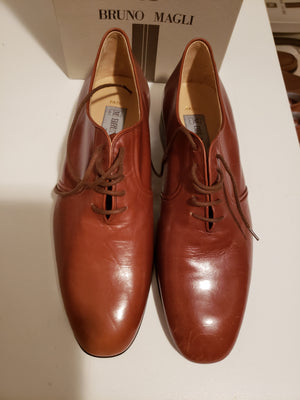 Bruno Magli Single Piece Leather Shoes