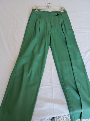Brado - Green Leather (Jacket, Skirt, Trouser set)