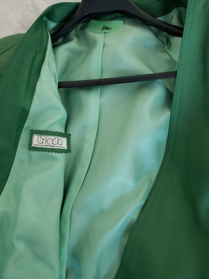 Brado - Green Leather (Jacket, Skirt, Trouser set)