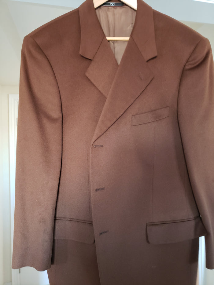 Men's Valentino - Brown Cashmere Blazer