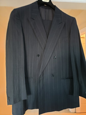 Men's Forral - dark blue striped double breasted suit