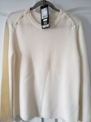 Women's Escada Off-White Sweater
