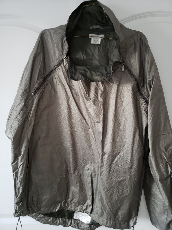 ZegnaS Grey Metallic Windbreaker
