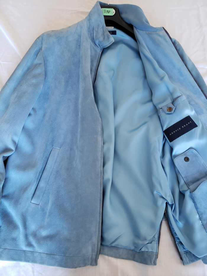 Women's Arnold Brandt - Blue Suede Coat