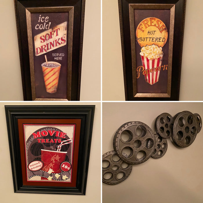 Movie Room Wall Decor Lot