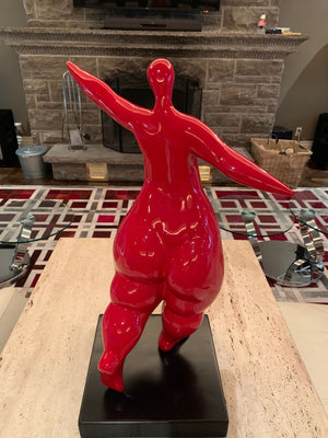 Red Body Sculpture