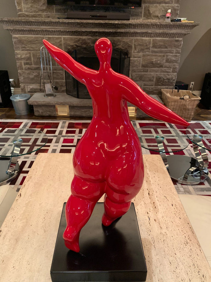 Red Body Sculpture