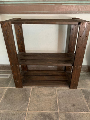 Wood Shelving Stand