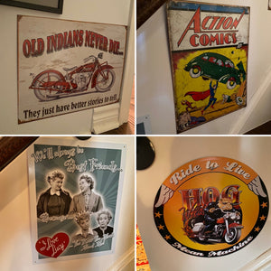 Vintage Style, Metal Wall Decor Lot