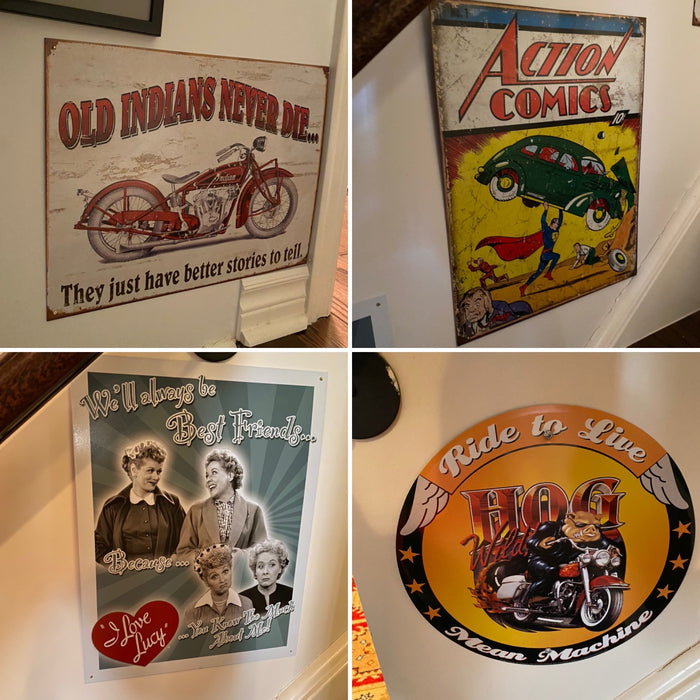 Vintage Style, Metal Wall Decor Lot