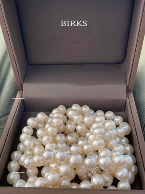 Birks Opera Pearls, Sterling Silver Clasp