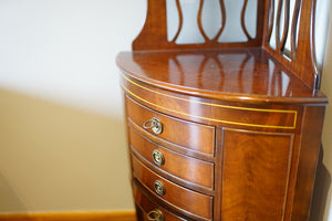 Beautiful Wood 3-Tier Corner Cabinet