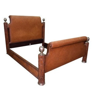 Thomasville "Ernest Hemingway Collection" Kilimanjaro King Bed + 2 Nightstands