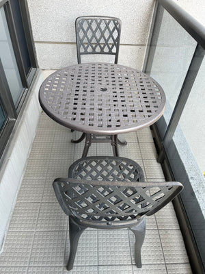 Wrought Iron Patio Bistro Set from Hauser