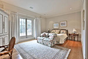 Custom Made Floral Love Seat, with Accent Pillows