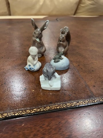 Royal Copenhagen- 5 'Animal' Figurines Lot