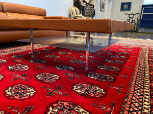 2 'Polaris' Italian Leather Sofas + Leather Coffee Table