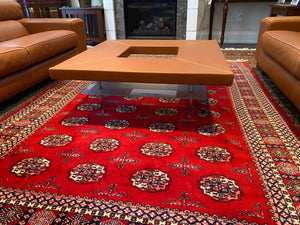 2 'Polaris' Italian Leather Sofas + Leather Coffee Table