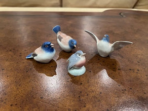 Royal Copenhagen- 4 'Birds' Figurines Lot