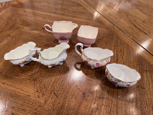 3 Sets of Cream & Sugar