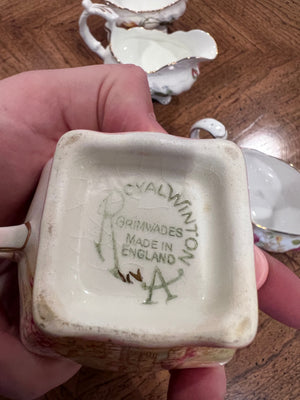 3 Sets of Cream & Sugar