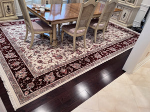 100% Wool Area Rug- 10x14ft