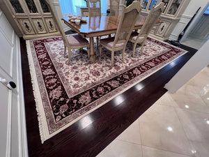 100% Wool Area Rug- 10x14ft