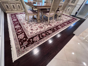 100% Wool Area Rug- 10x14ft
