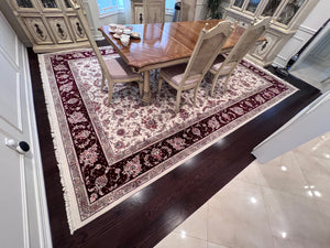 100% Wool Area Rug- 10x14ft