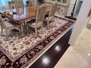 100% Wool Area Rug- 10x14ft