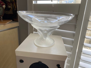 Sasaki Crystal "Wings" Bowl