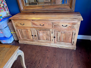 Natural Wood Style Sideboard/Credenza